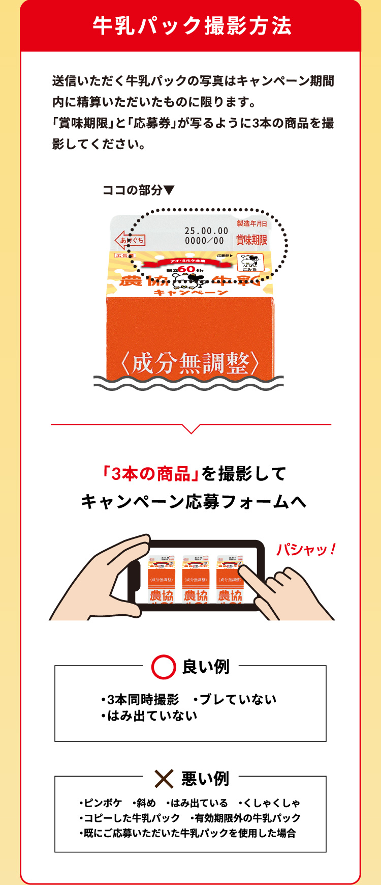 応募ステップ
